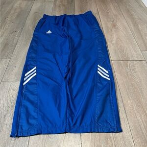 Vintage Mens Adidas Blue Baggy Track Pants Size Large Y2K